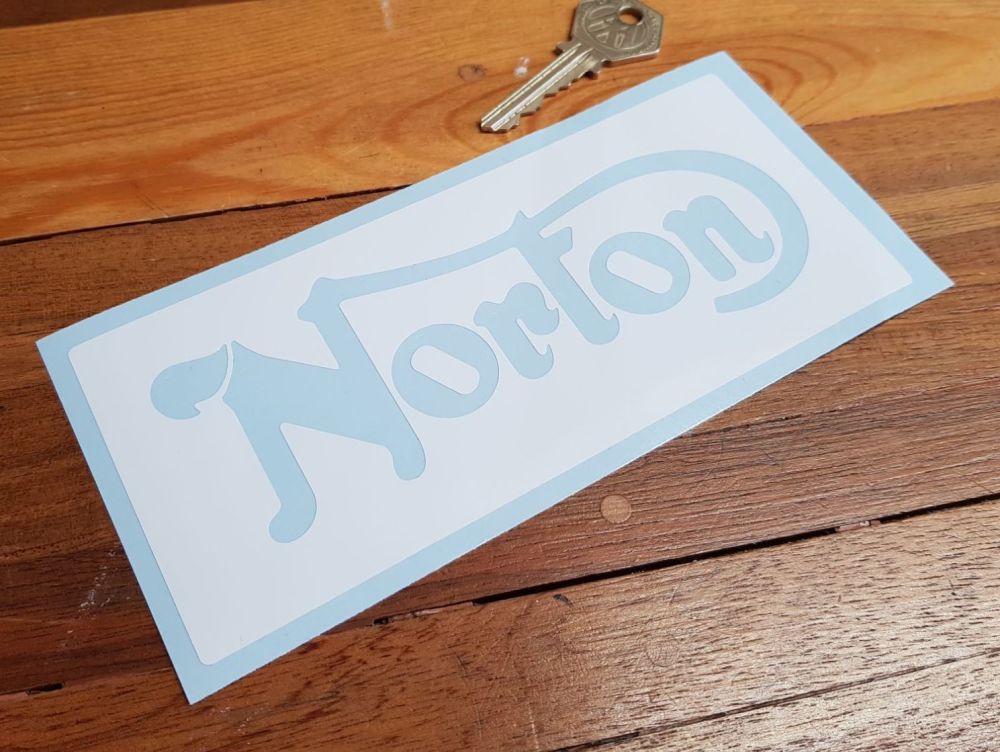 Norton Stencil Style Sticker - 6"