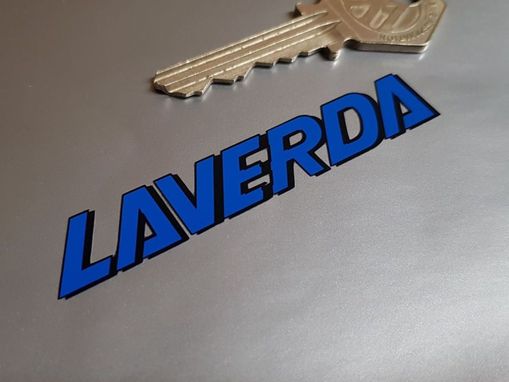 Laverda Blue & Black Atlas OR600 Headlight Cover Stickers - 3