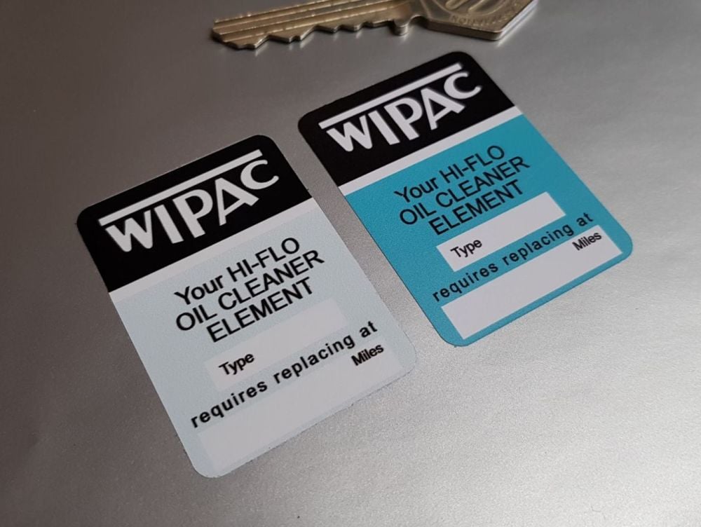 Wipac Hi-Flo Oil Cleaner Element Sticker 1.5"