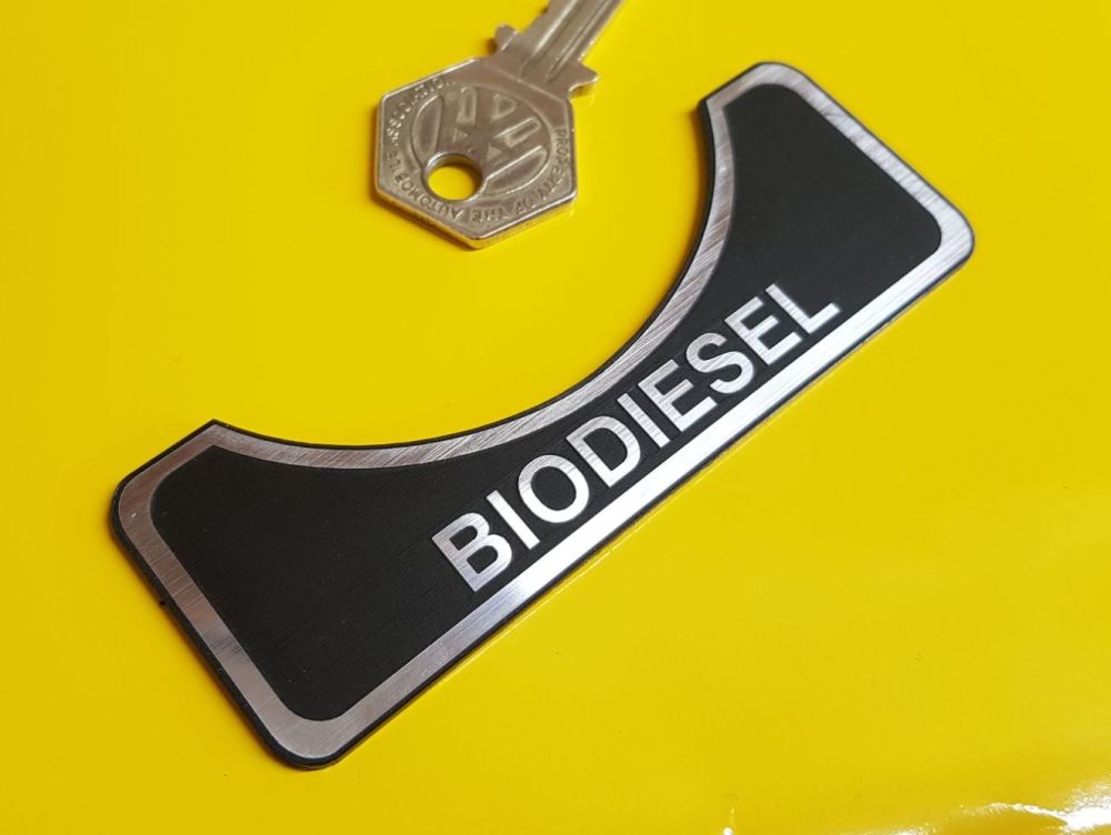 Biodiesel Fuel Filler Self Adhesive Car Badge 4"
