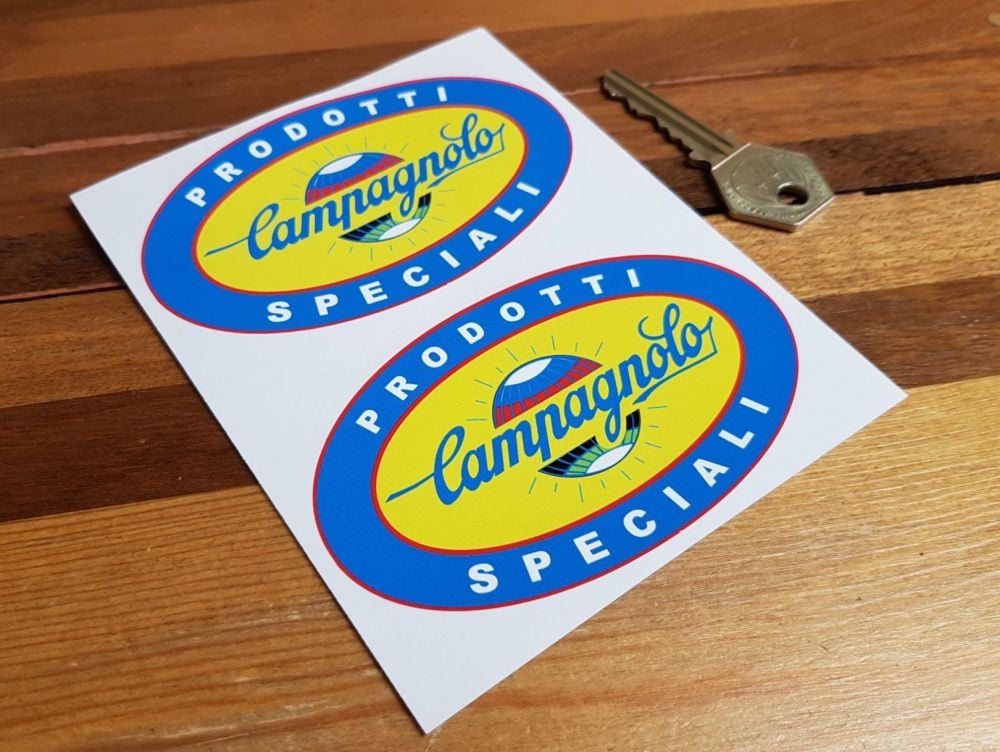 Campagnolo Prodotti Speciali Oval Stickers 4" Pair