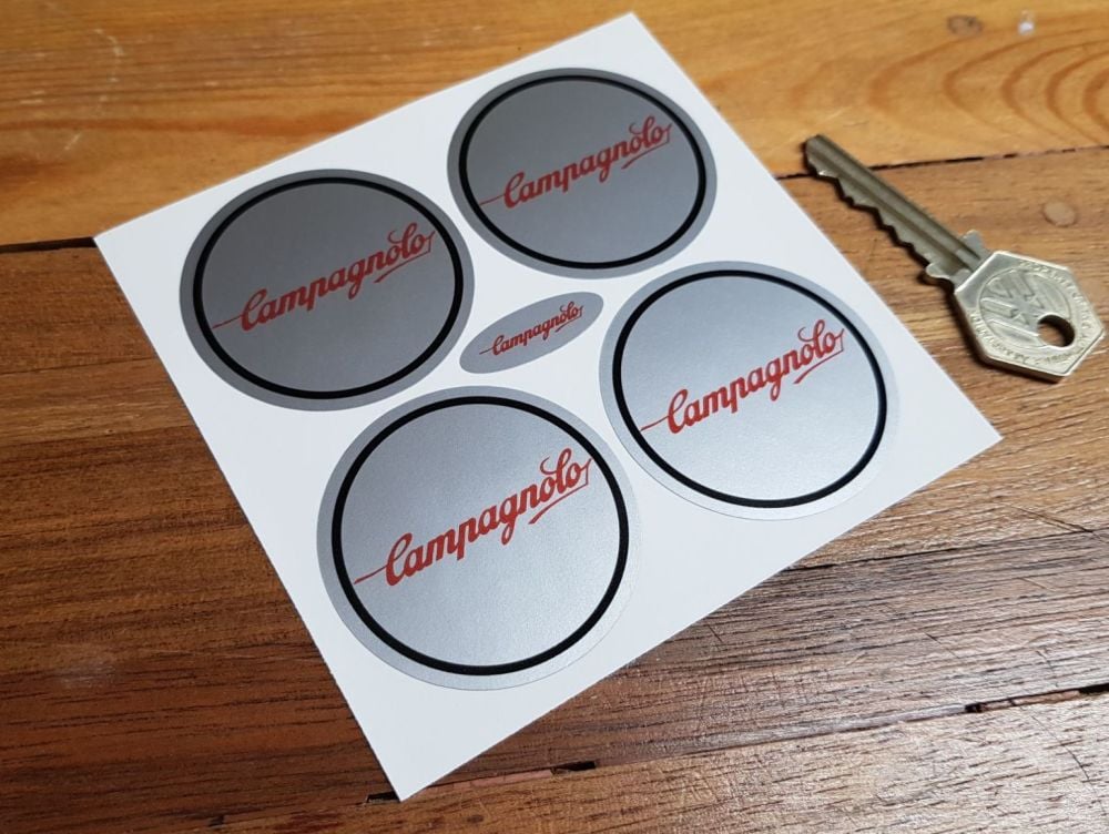 Campagnolo Wheel Centre Stickers - 50mm or 55mm - Set of 4