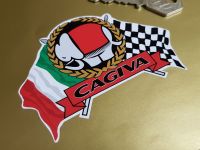 Cagiva Flag & Scroll Sticker 4