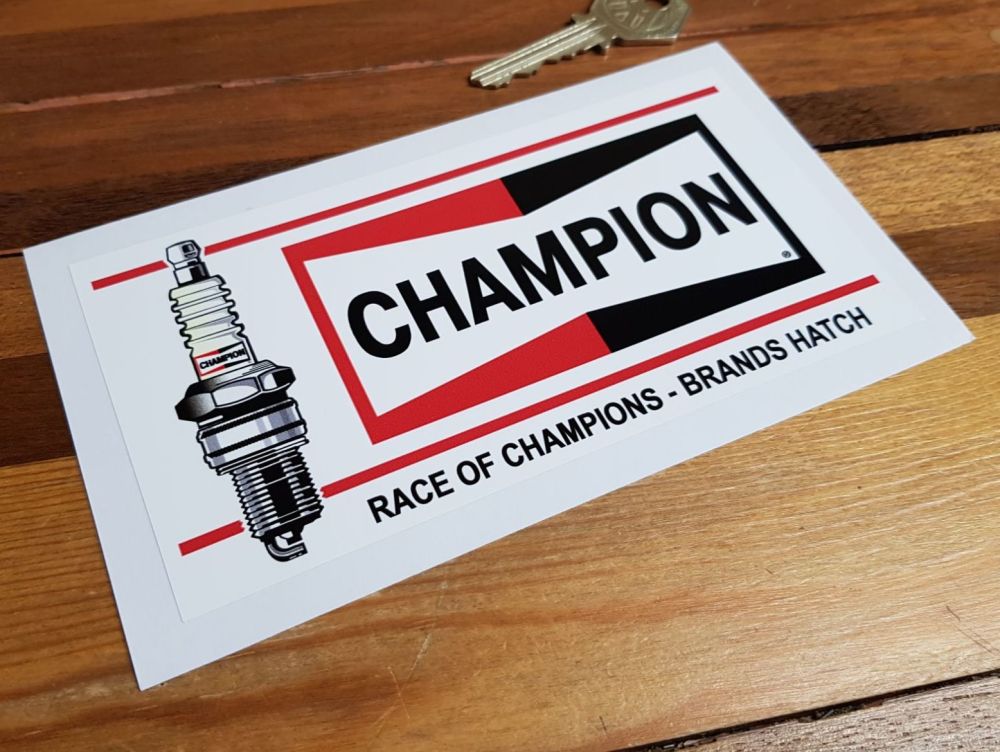 Champion Race of Champions - Brands Hatch Sticker. 6.5