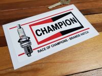 Champion Race of Champions - Brands Hatch Sticker. 6.5".
