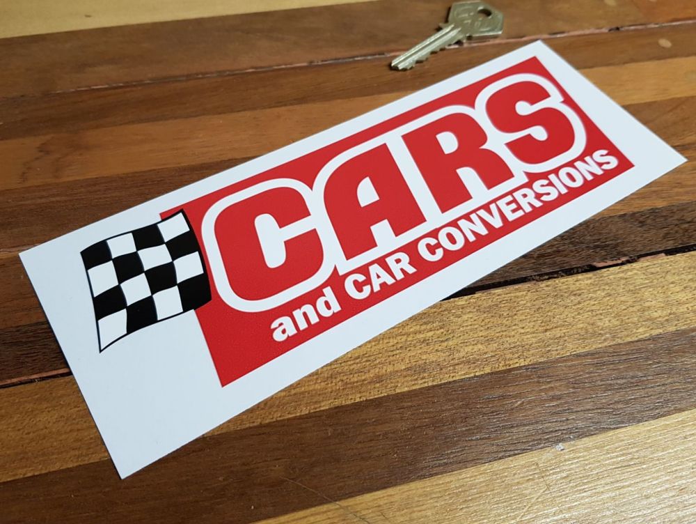 Cars & Car Conversions Cut To Shape Sticker. 8