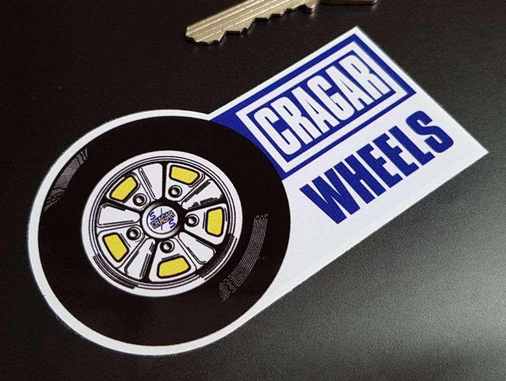 Cragar Wheels Stickers. 4