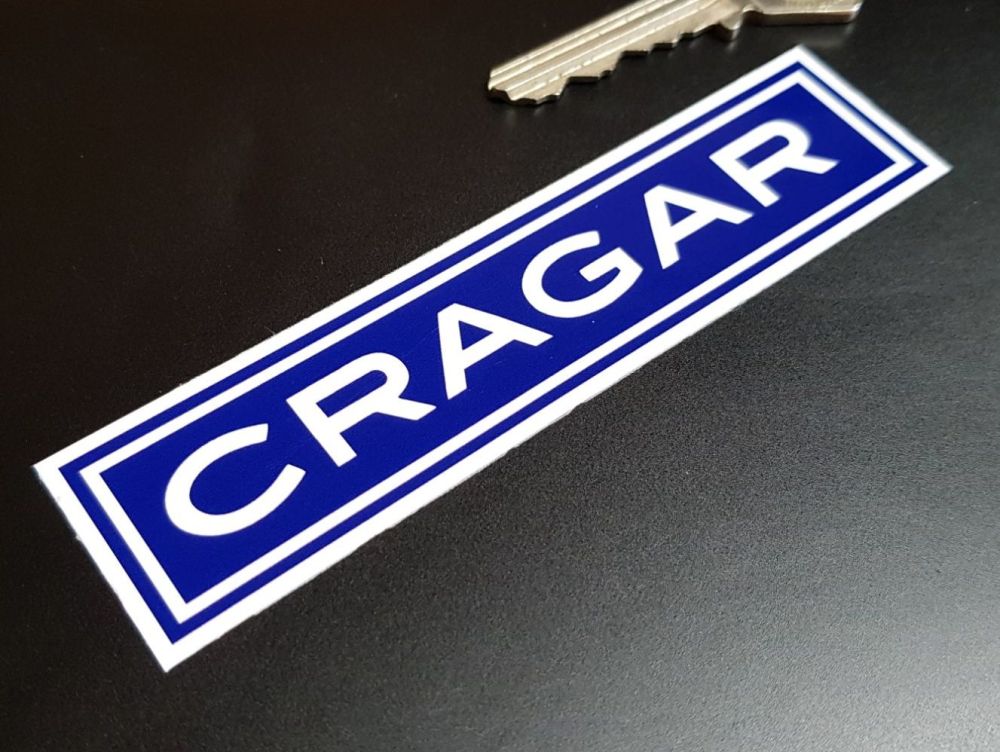 Cragar Oblong Stickers. 4.5