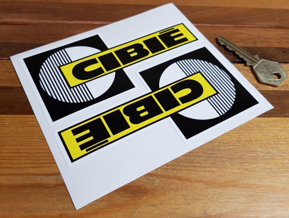 Cibie Spotlamp Stickers. 5.5" Pair.