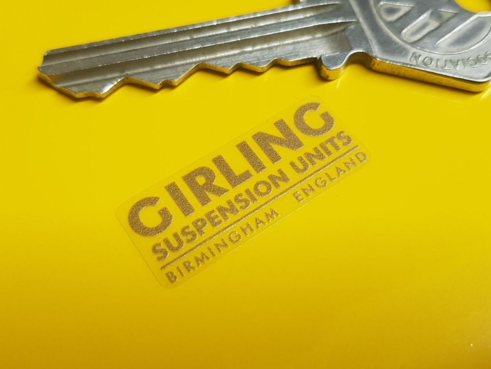 Girling Suspension Units Stickers - Set of 4 - 1"