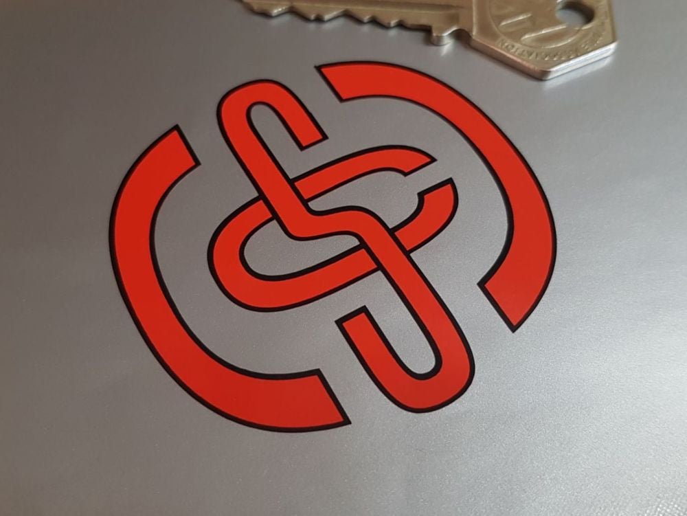 Colin Seeley Cut Logo Stickers 2.5" Pair