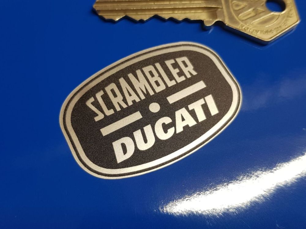 Ducati Scrambler Logo Sticker 2"