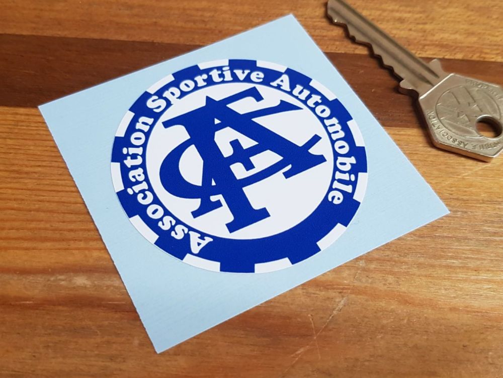 ACF Association Sportive Automobile Circular Sticker 60mm