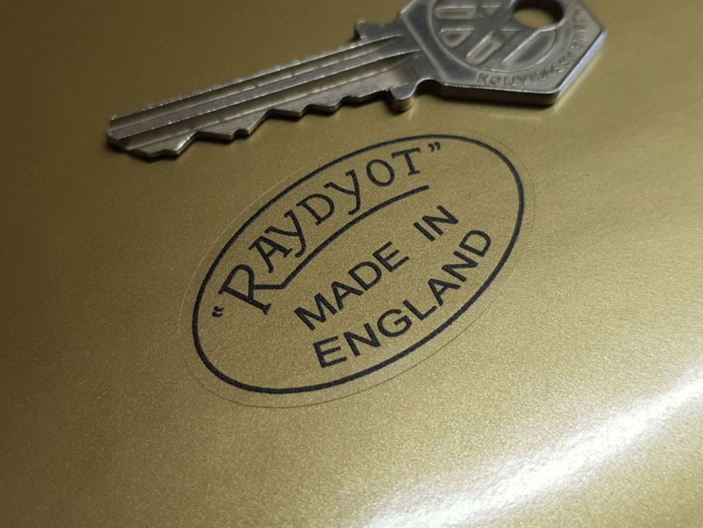Raydyot Made in England Racing Mirror Stickers 1.75