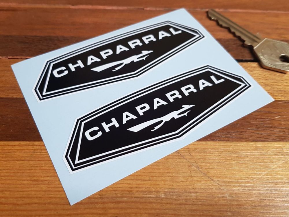 Chaparral Stickers 4" Pair