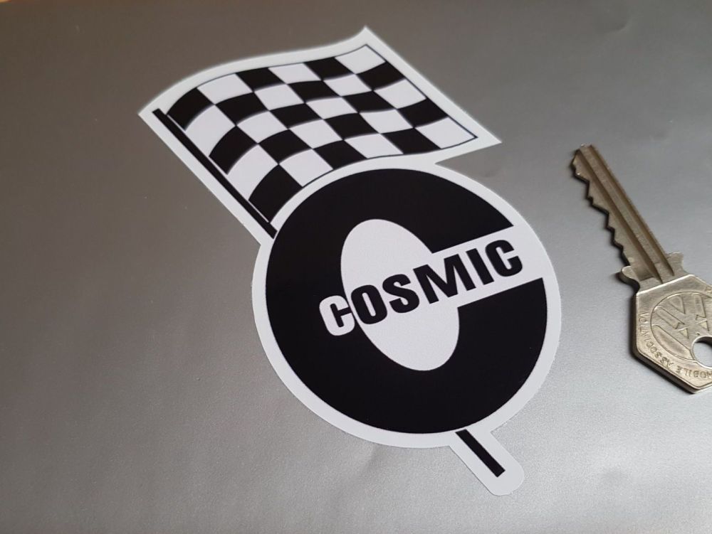 Cosmic & Chequered Flag Stickers. 5