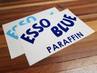 Esso Blue Paraffin Cut Text Sticker - Style 1 - 6