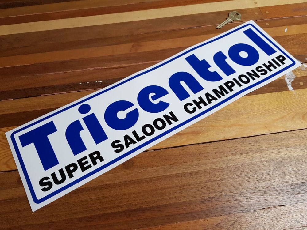 Tricentrol Super Saloon Championship Sticker  - Style 1 - 18"