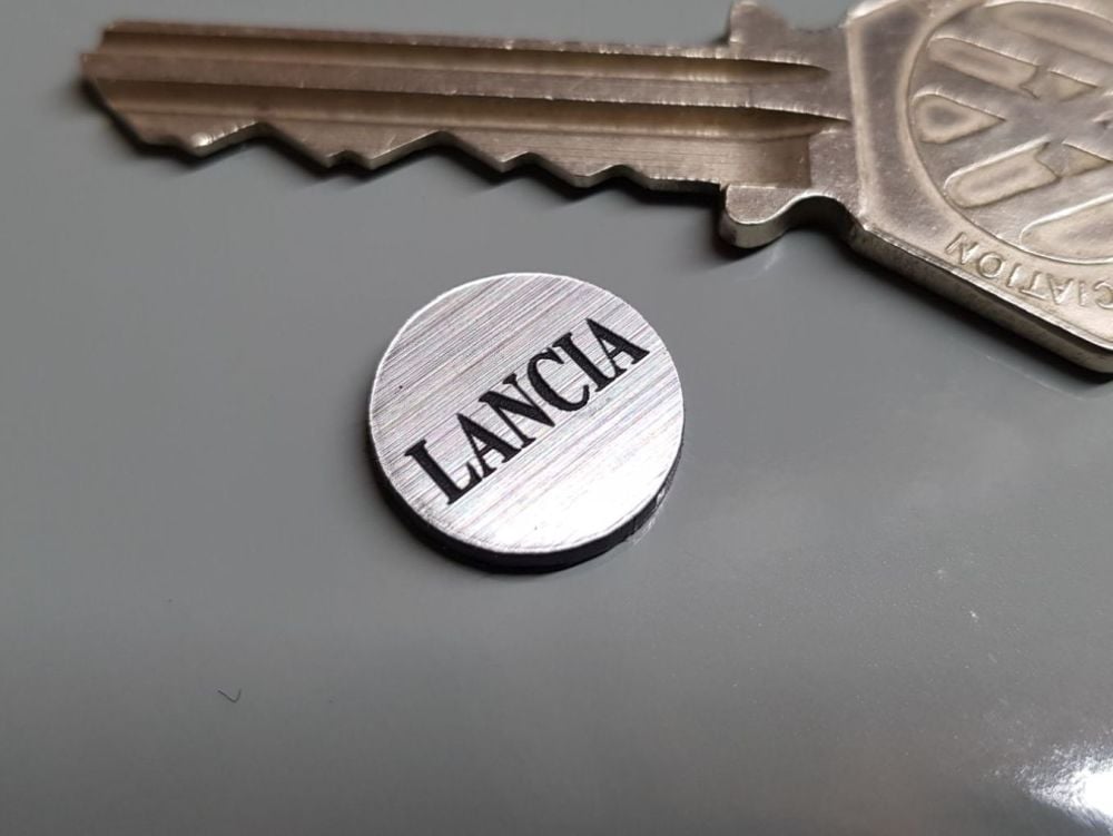 Lancia Circular Self Adhesive Car Badge 14mm