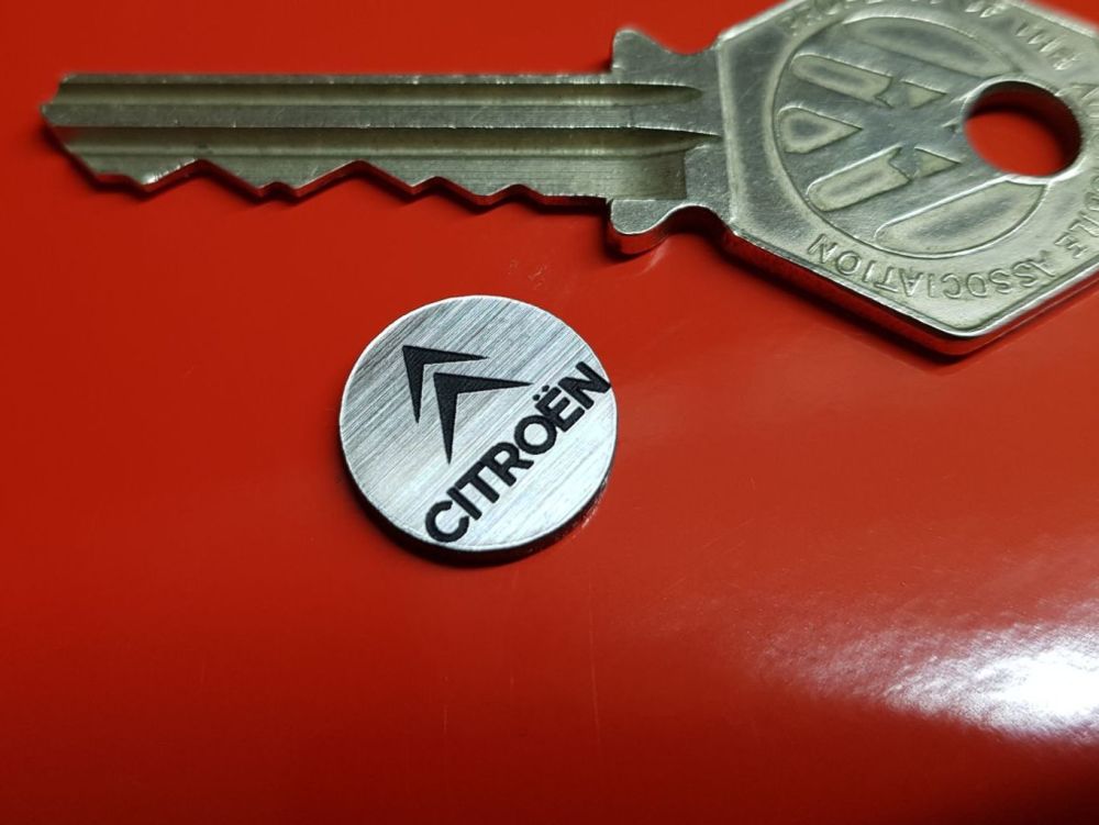 Citroen Circular Self Adhesive Car Badge 14mm