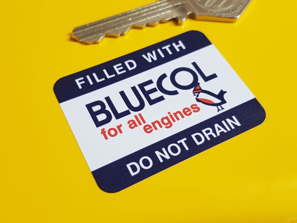Bluecol Anti-Freeze For All Engines Robin Radiator Sticker 2