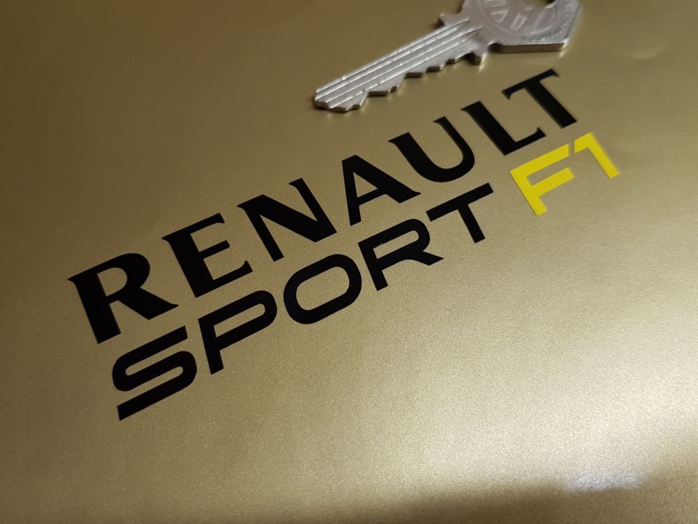 Renault Sport F1 Cit Vinyl Stickers - 4" Pair