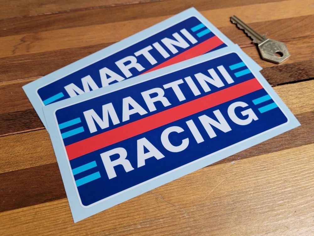 Martini Racing Oblong Stickers 6