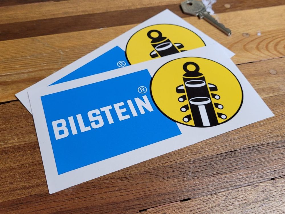 Bilstein Later Logo Stickers 6" Pair