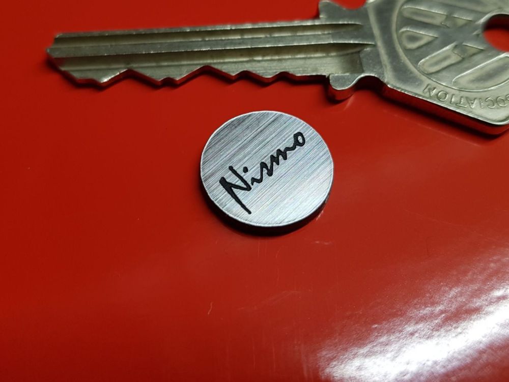 Nismo Nissan Circular Self Adhesive Car Badge - 14mm or 45mm