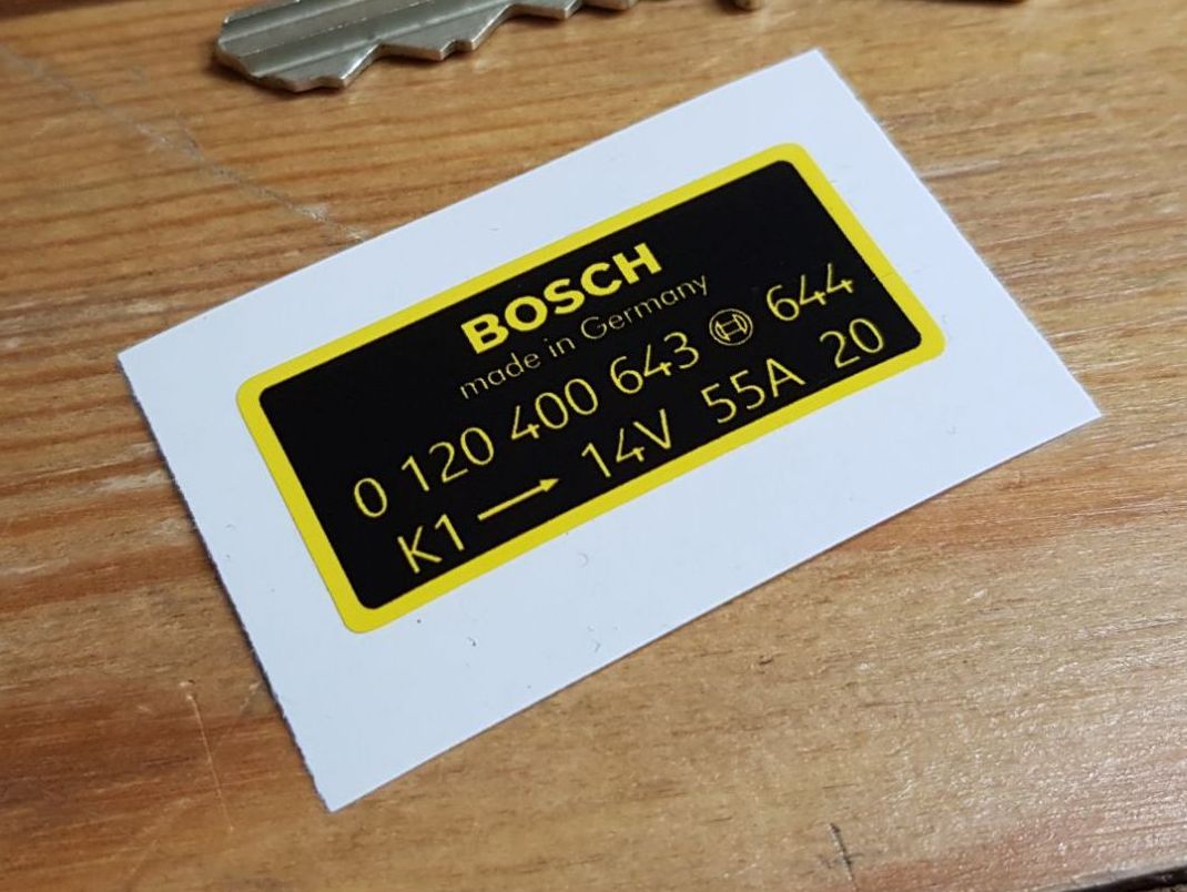 Bosch Diode Board Sticker 0 120 400 643 - 38mm