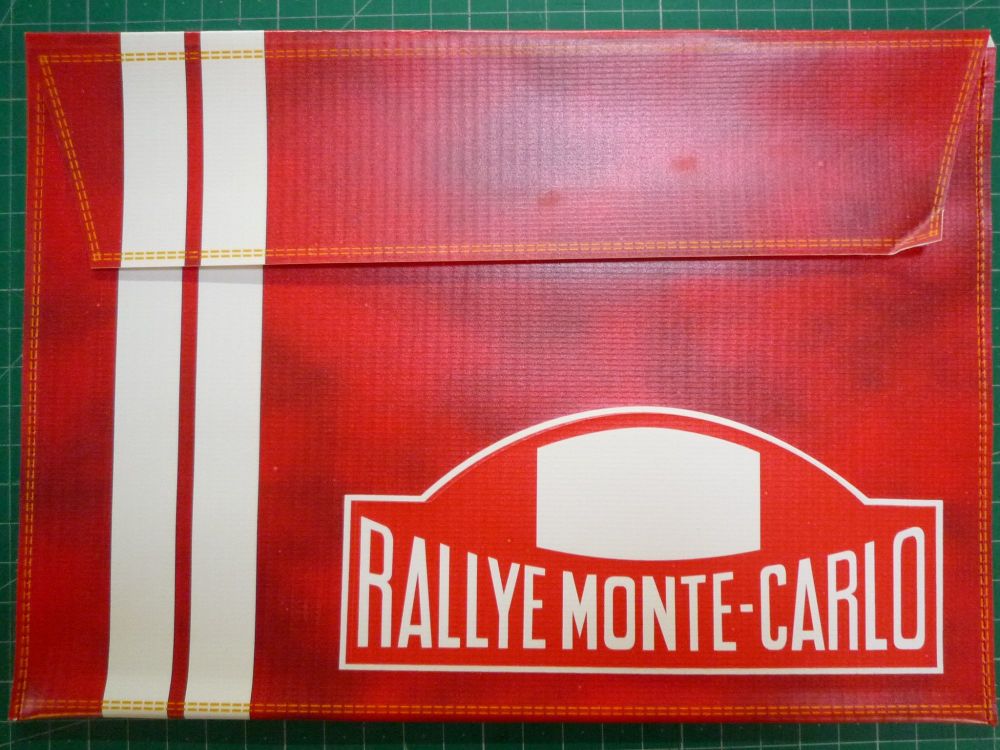 RALLYE MONTE-CARLO Document Holder Folder Bag - 10X7" - Slight Second 