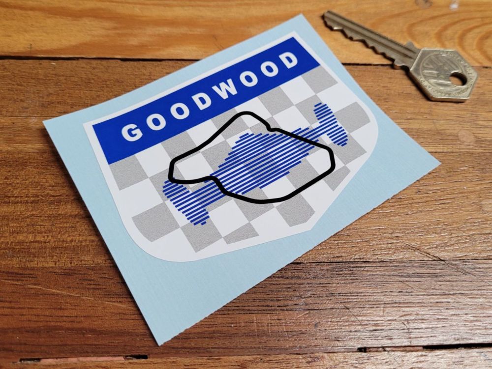 Goodwood Les Leston Style Sticker 3.5