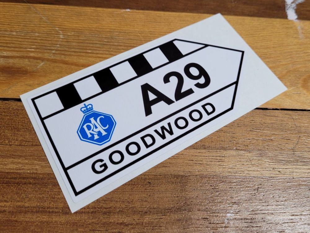 Goodwood RAC A29 Sticker - 5" or 12"