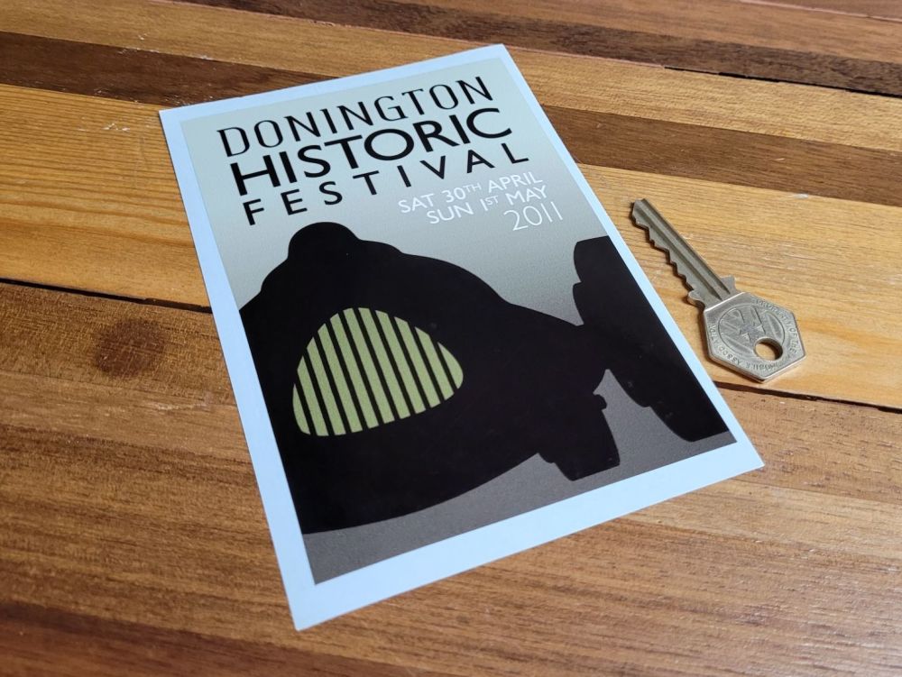 Donington Historic Festival 2011 Sticker 4"