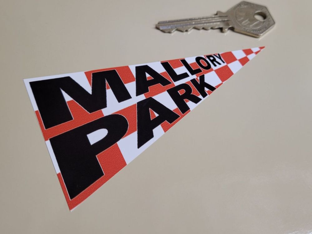 Mallory Park Pennant Style Sticker 4