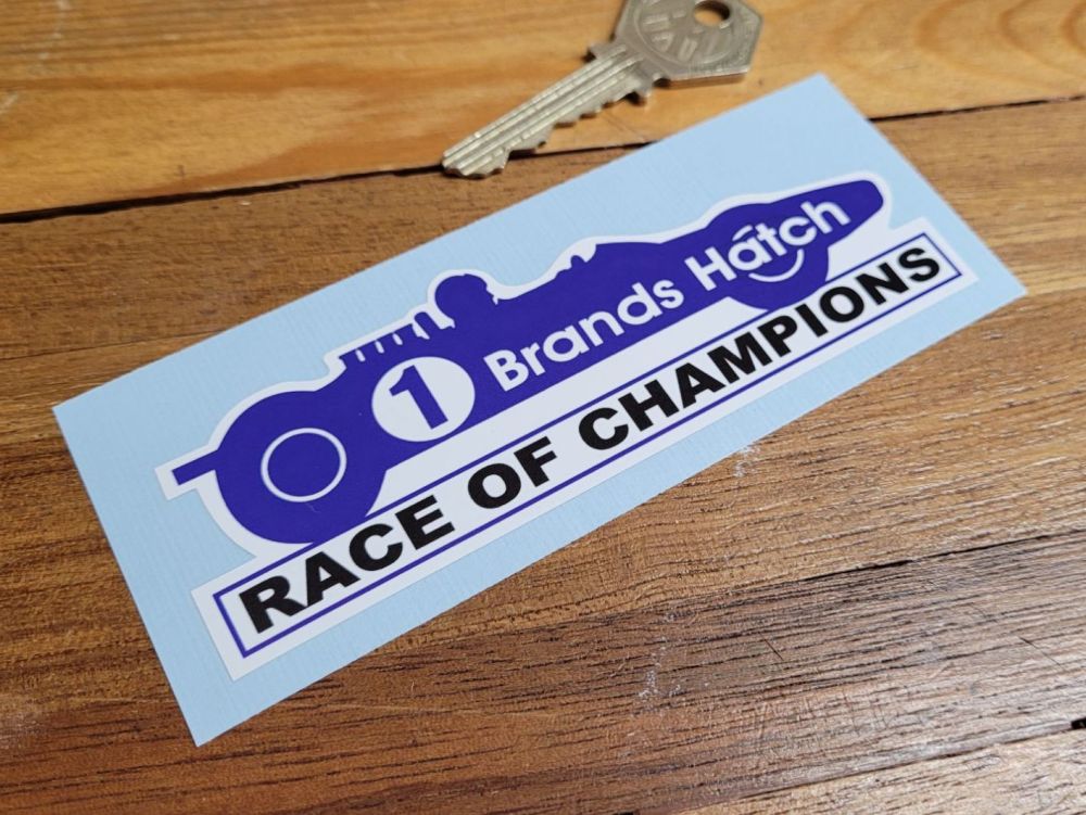 Brands Hatch '1' Race of Champions Sticker. 4.75
