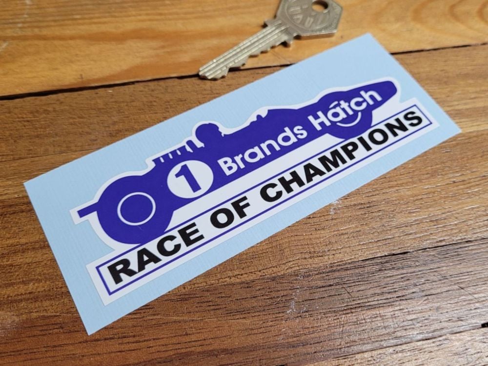 Brands Hatch '1' Race of Champions Sticker 4.75"