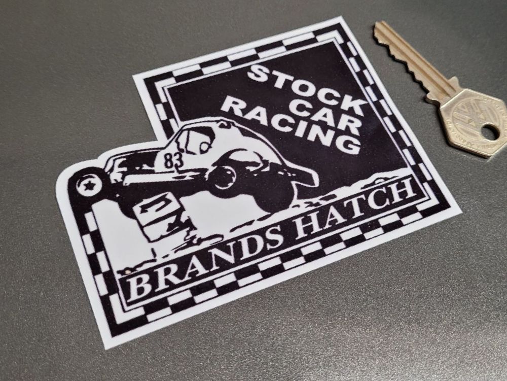 Brands Hatch Stock Car Racing Sticker. 4.5