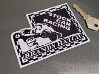 Brands Hatch Stock Car Racing Sticker 4.5"