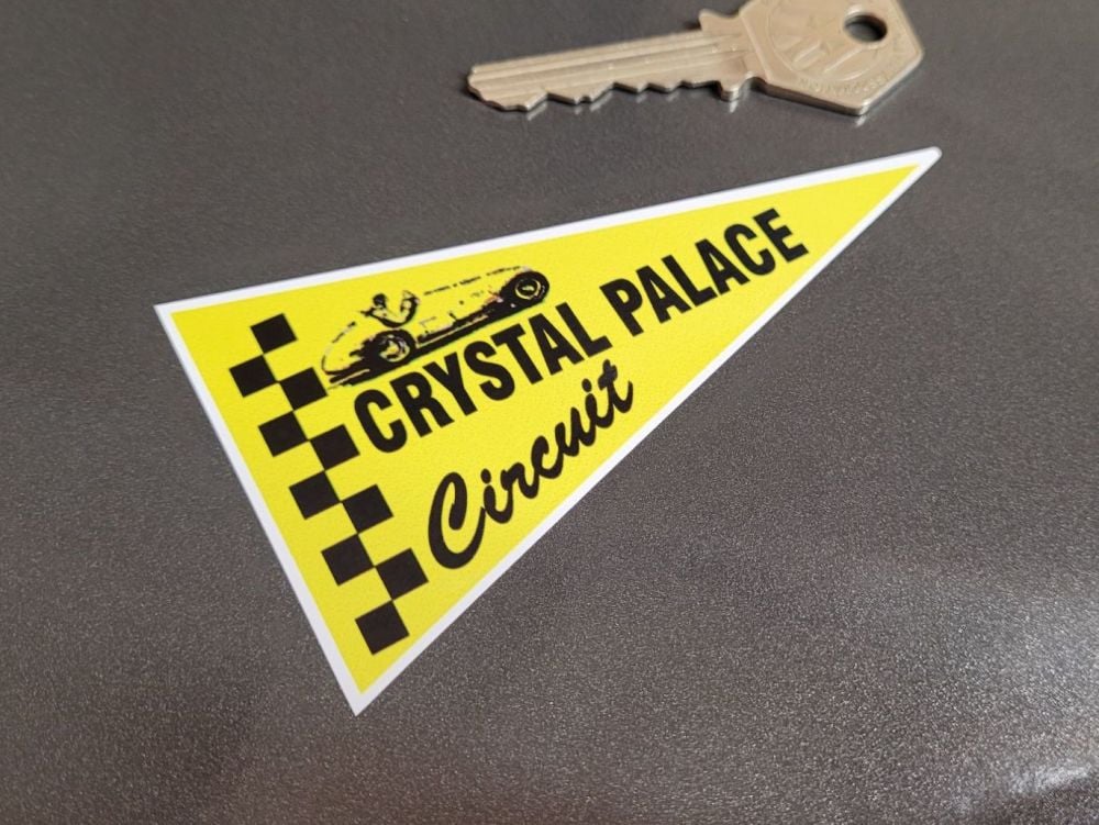 Crystal Palace Circuit Travel Pennant Style Sticker 4"