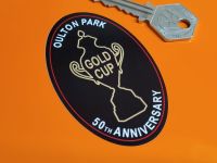 Oulton Park Gold Cup 50th Anniversary Sticker 2"