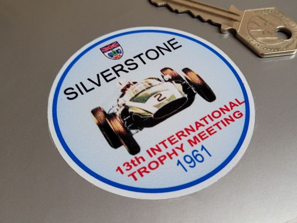 Silverstone International Trophy 1961 Sticker 2.75"