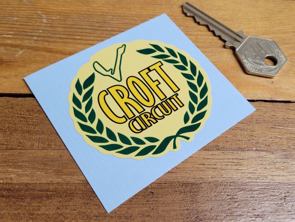Croft Circuit Sticker. 2.5