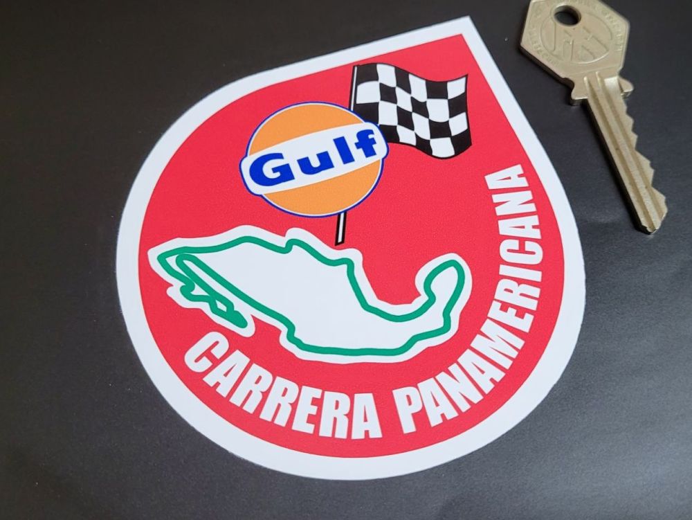 Carrera Panamericana Gulf Circuit Sticker 3.5"