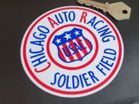 Chicago Auto Racing Soldier Field Sticker - 4