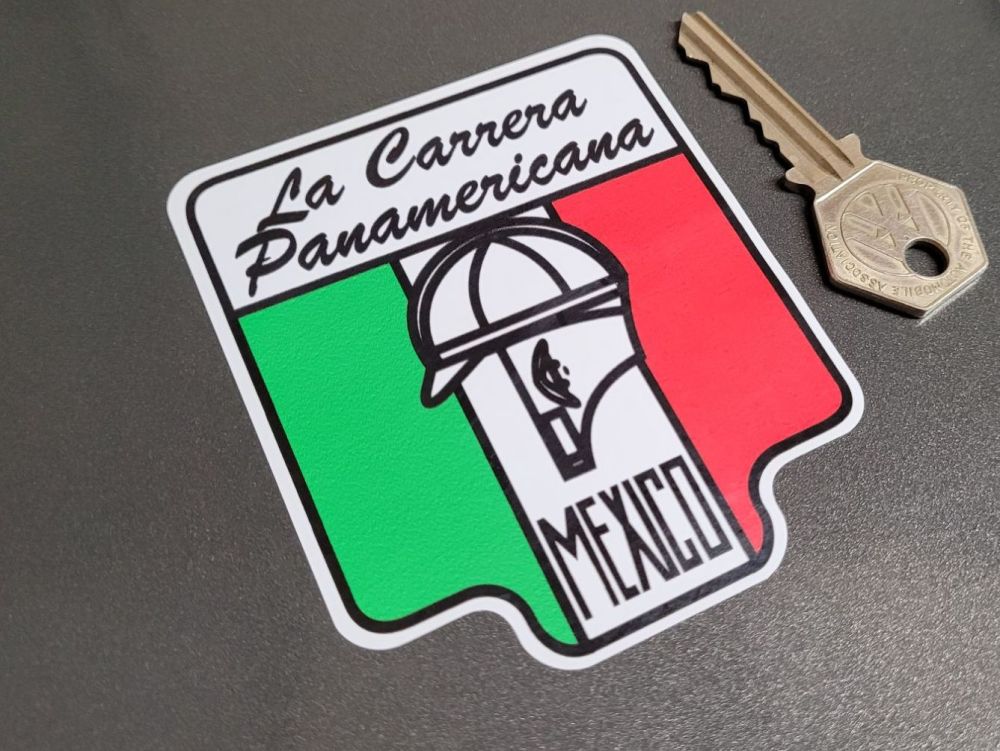La Carrera Panamerica Mexico Circuit Sticker 2.75