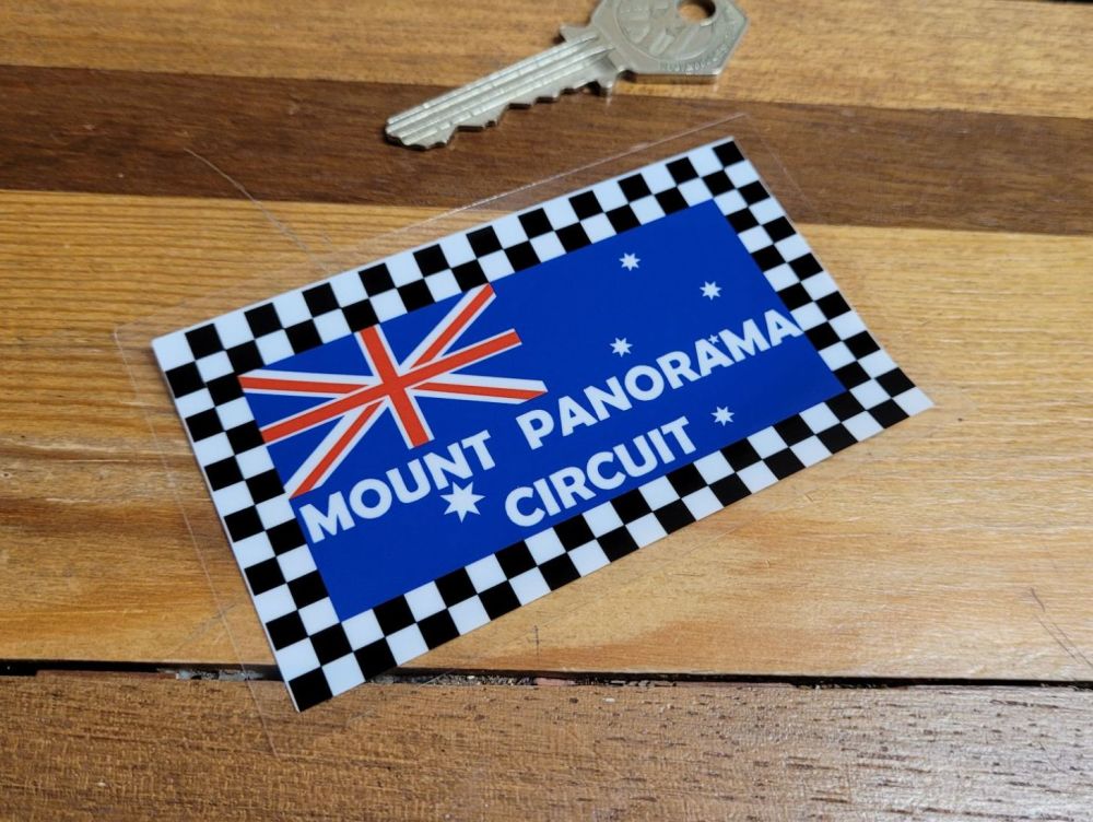 Mount Panorama Circuit Style Car Sticker 3.75"