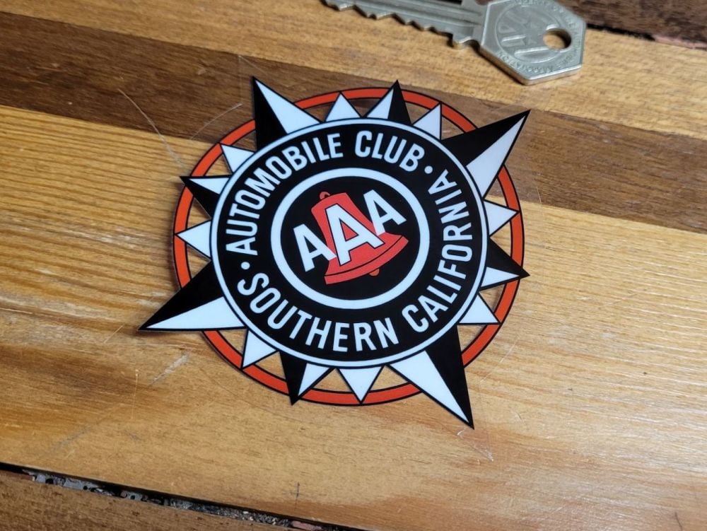 AAA Automobile Club Southern California Star Logo Car Body or Window Sticker 4"