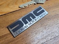 DeLorean Motor Company Oblong Self Adhesive Car Badge - 3"