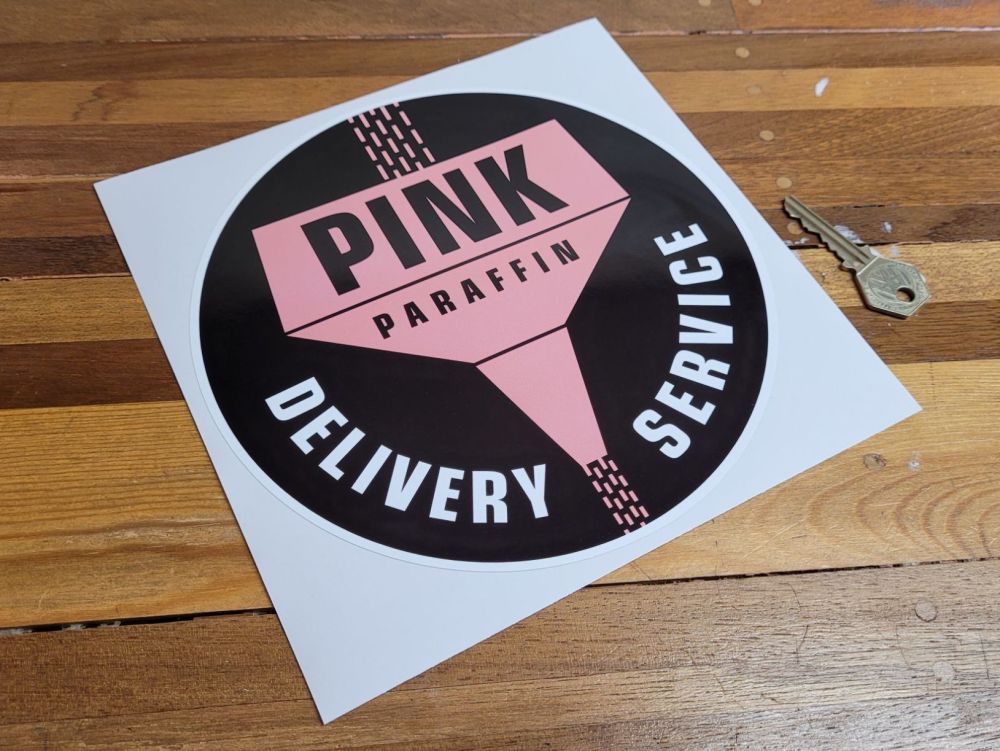 Pink Paraffin Delivery Service Sticker - 8
